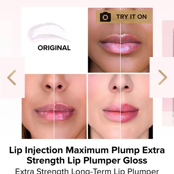 Too Faced Lip Injection Maximum Plump Extra Strength Lip Gloss Brand New in Box - Picture 2 of 7
